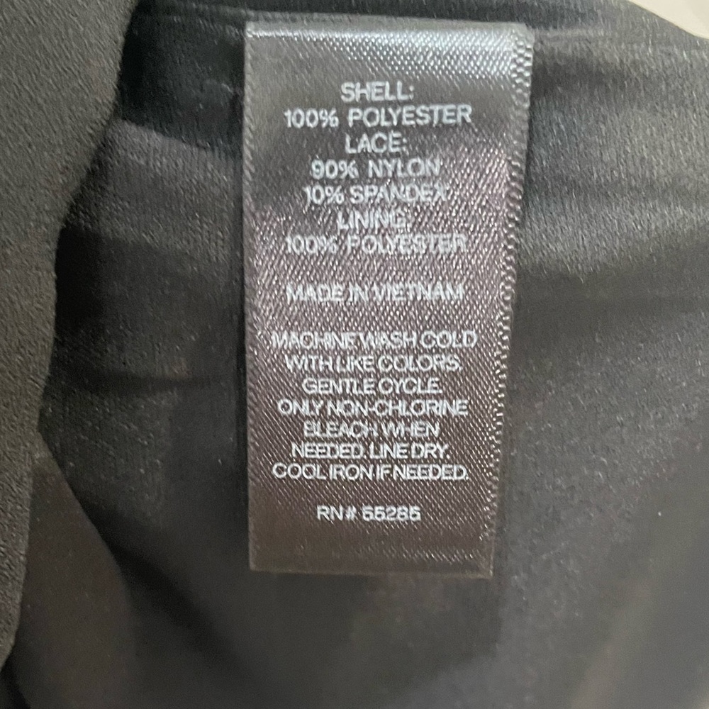 Express Black Lace-Back Dress - Picture 12 of 12